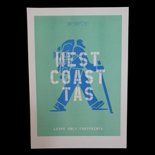 Load image into Gallery viewer, Riso Print - Leave Only Footprints