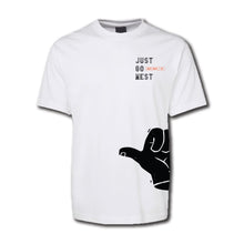 Load image into Gallery viewer, Just Go West Tee (White)
