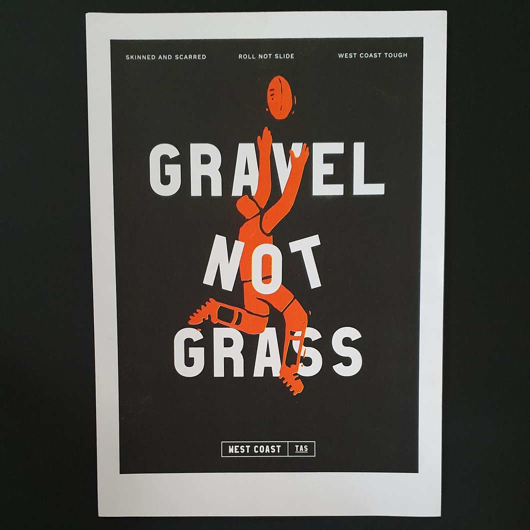 Riso Print - Gravel Not Grass