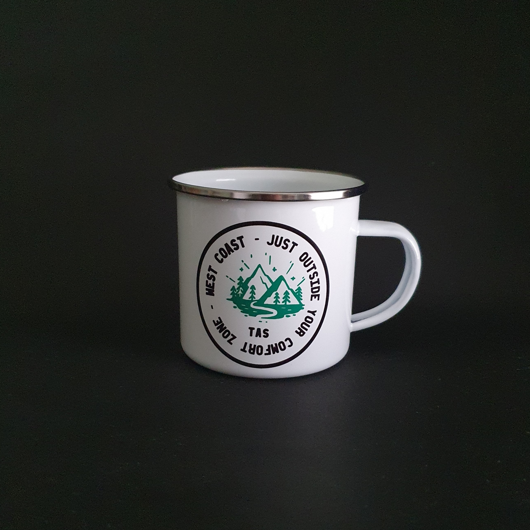 Just Outside Your Comfort Zone Camping Mug