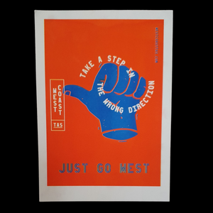 Riso Print - Just Go West