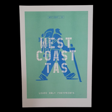 Load image into Gallery viewer, Riso Print - Leave Only Footprints
