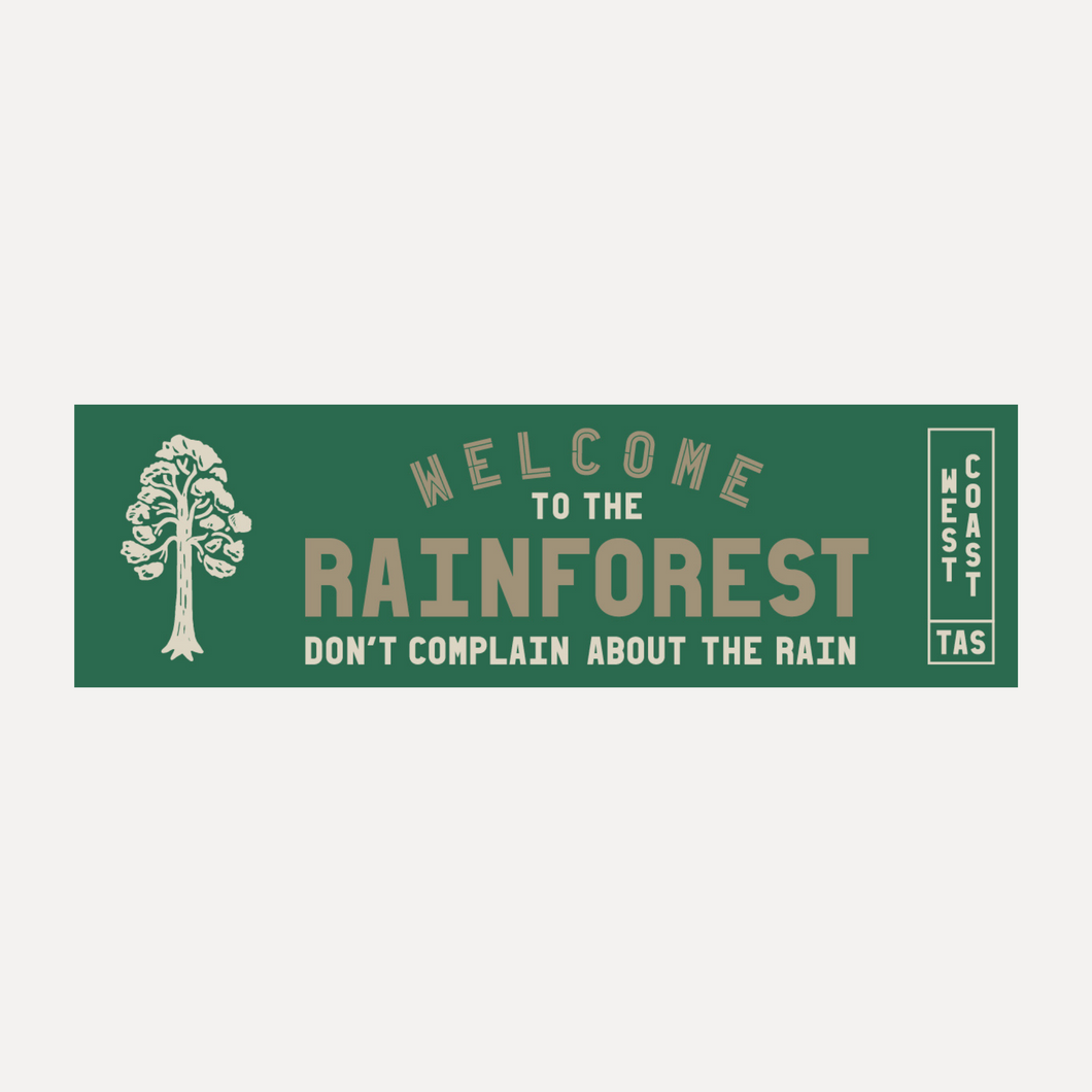 Welcome to the Rainforest sticker