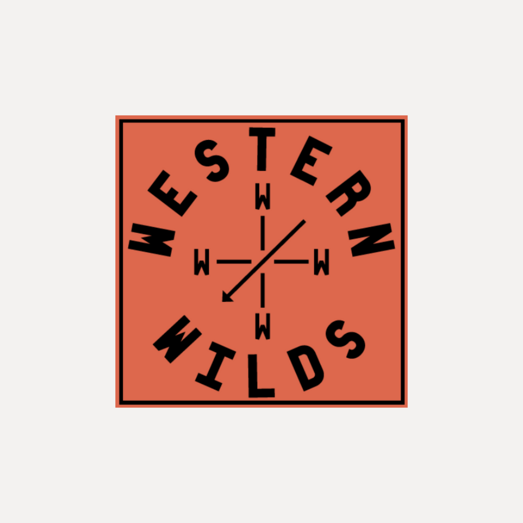 Western Wilds square sticker