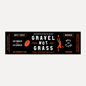 Gravel Not Grass sticker
