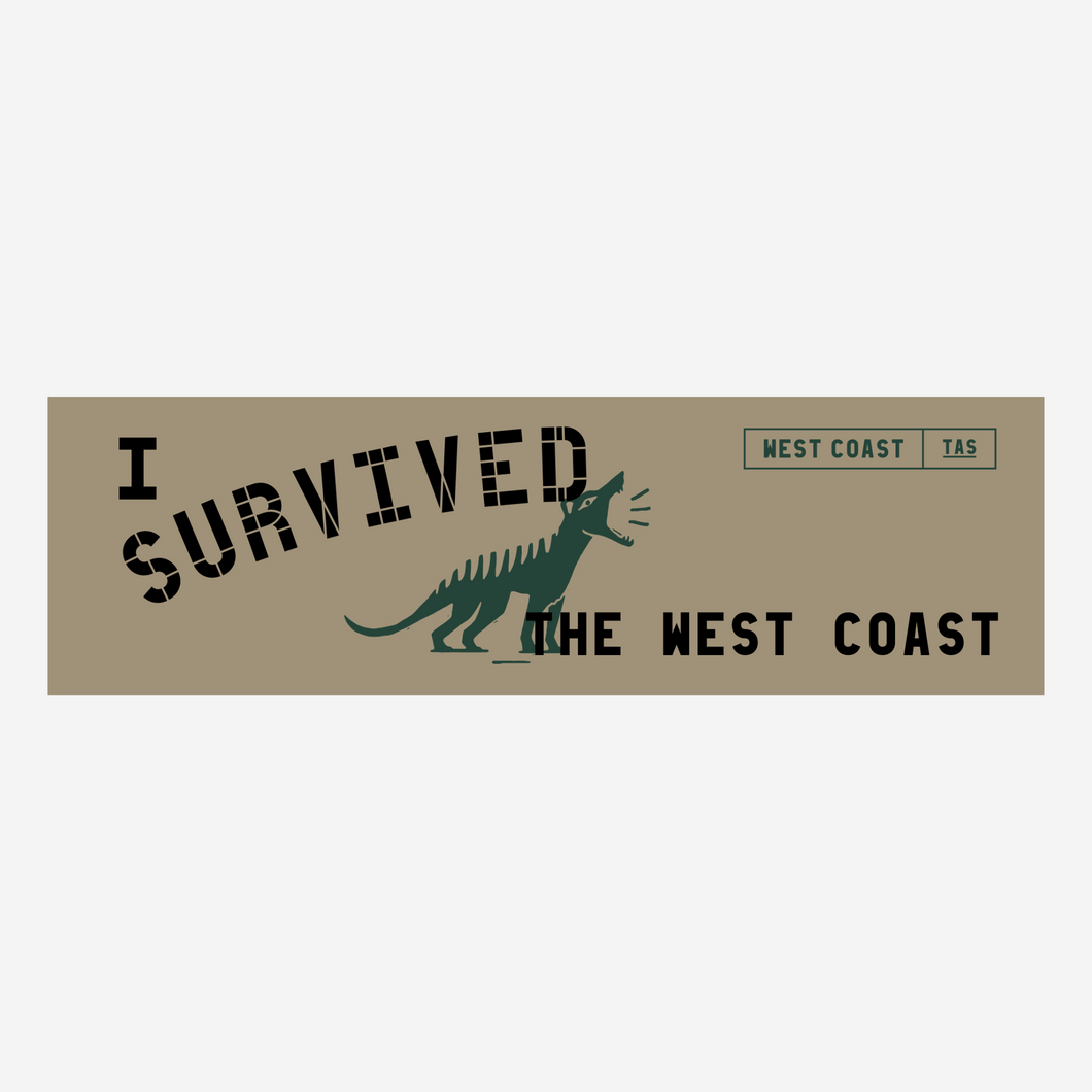 I Survived the West Coast sticker