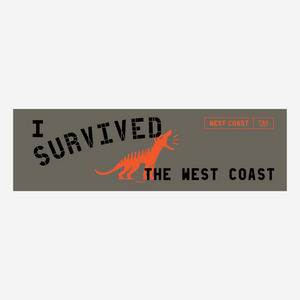 I Survived the West Coast sticker